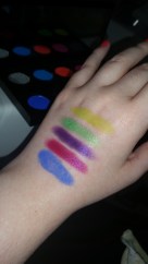 Bottom row of shadows